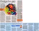 Expressions India - Media - Bridge the gap And Do not give in to bad behaviour: Click to Enlarge