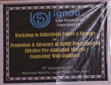 Expressions India - Workshop to collectively evolve a strategy for promotion & advocacy of IGNOU programmes and Effective pre-Admission Student Counseling with Guidance : Click to Enlarge