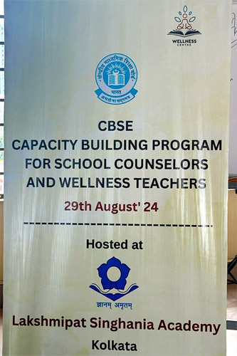 Expressions India: CBSE Capacity Building Program for School Counselors and Wellness Teachers at Lakshmipat Singhania Academy, Kolkatta - Click to Enlarge