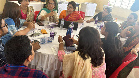 Expressions India: CBSE Capacity Building Program for School Counselors and Wellness Teachers at Lakshmipat Singhania Academy, Kolkatta - Click to Enlarge