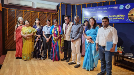 Expressions India: CBSE in collaboration with National Science Centre, Delhi organises the Launch and one Day Capacity Building Program - Promoting Child Protection, Legal Literacy (The POSCO Act) and Psychosocial Wellbeing - Newer Challenges and Emerging Best Practices - Click to Enlarge