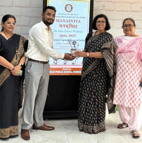 Expressions India: MANASVITA: The Inter-School Wellness Quiz 2025 (National Capital Region of Delhi): Delhi Public School, Faridabad - Click to Enlarge