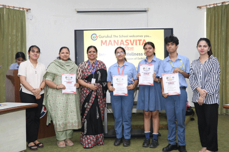 Expressions India: MANASVITA: The Inter-School Wellness Quiz 2025 (National Capital Region of Delhi): Gurukul the School, Ghaziabad - Click to Enlarge