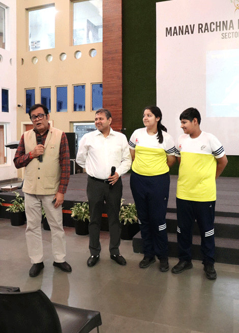 Expressions India: The Charm and the Challenge of Adolescence in 21st century: Session with students of Manav Rachna International School, Sector 21, Faridabad - Click to Enlarge