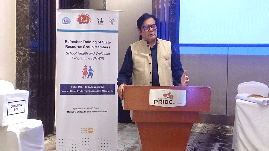 Expressions India: Refresher Training of State Resoyrce Group Members: School Health and Wellness Programme - Click to Enlarge