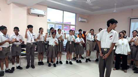 Expressions India: Adolescent Life Skills & Wellbeing Program at Mayoor School, Noida: Sessions conducted by Ms Geeta Mehrotra, Sr. Resource Faculty of Expressions India - Click to Enlarge