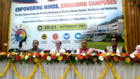 Expressions India: 2 Day Regional Capacity Building Workshop on Positive Mental Health, Resilience and Wellbeing, organized by Dept of Higher Education, Ministry of Education, IIT Guwahati - Click to Enlarge