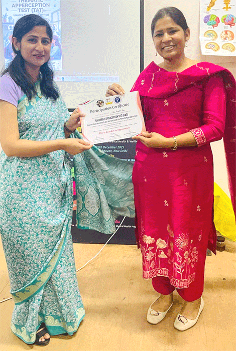 Expressions India: Intensive Workshop on Childrens Apperception Test (CAT) held on 25th April 2026 at Library, Inst of Mental Health and Life Skills Promotion, New Delhi - Click to Enlarge