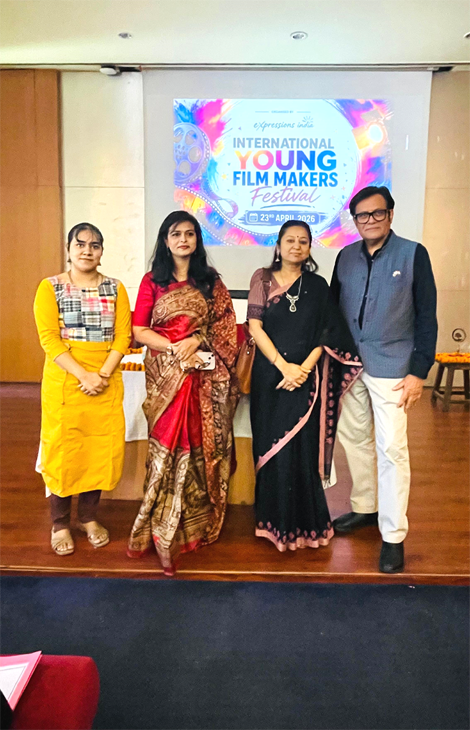 Expressions India: Award Ceremony of the International Young Film Makers Festival 2025-26, scheduled on 23rd April 2026 at Auditorium, Moolchand Medcity, New Delhi - Click to Enlarge