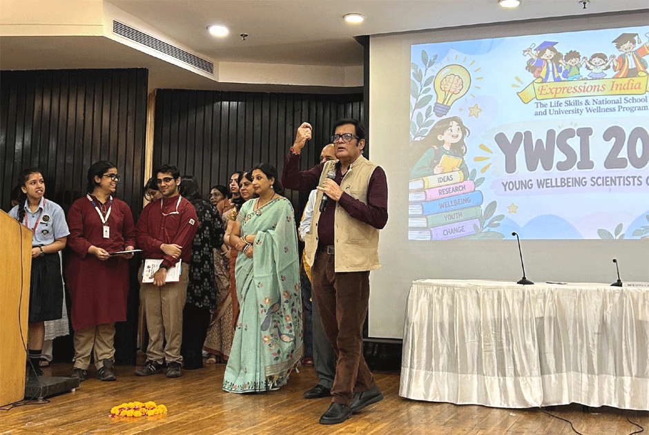 Expressions India: Youth Wellbeing Scientists of India (YWSI), India International Center, New Delhi - Click to Enlarge