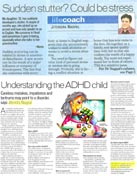Expressions India - Media - Sudden stutter-Could be stress And Understanding the ADHD child: Click to Enlarge